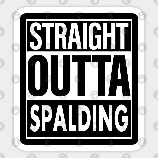 Spalding Name Straight Outta Spalding Sticker by ThanhNga
